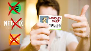 Replace all of your subscriptions with a library card [upl. by Llecrad800]