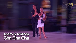 Andriy amp Amanda Besyedin  ChaChaCha latin dance  Yuletide Ball 2023 [upl. by Giulia]