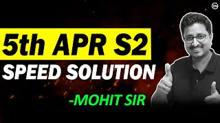 JEE 2024  5th April Shift 2 Speed Solutions  Physics  Eduniti  Mohit Sir [upl. by Martita]