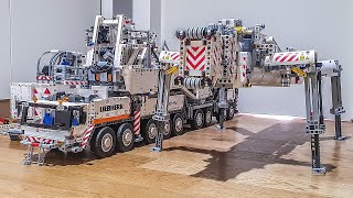 Lego Technic Liebherr LTM 11200 Crane Assembling MOC by Jeroen Ottens [upl. by Gerhardt342]