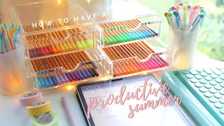 How to have a productive summer 🌸 things to do when bored [upl. by Eimrots117]