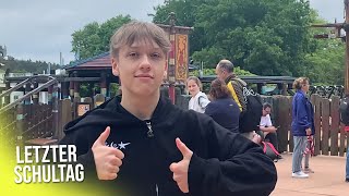 MEIN LETZTER SCHULTAG  HEIDEPARK VLOG 😂 [upl. by Nyvrem48]