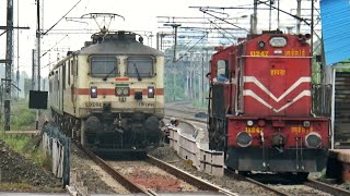 🔥PURVANCHAL  TESTA TORSHA  DURONTO EXPRESS NON STOP 110 KMPH TRAIN  DANGEROUS TRACK SOUND [upl. by Odnanref270]