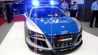 Essener Motor Show 2011 Audi R8 Polizei [upl. by Nieberg]