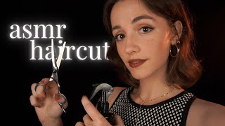 ASMR  Sleepy amp Relaxing Haircut ✂️ ear to ear whispers [upl. by Shinberg3]