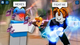 ROBLOX Strongest Battlegrounds  Funny Moments MEMES [upl. by Ittak]