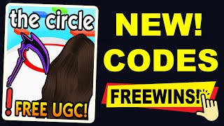 NEW ALL WORKING THE CIRCLE GAME CODES 2024  ROBLOX THE CIRCLE GAME CODES [upl. by Angelle]