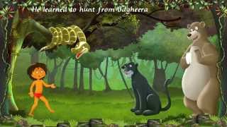 Jungle Book An interactive story book for childern in english [upl. by Aissat730]