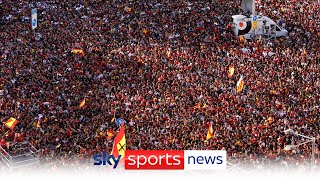 Spain celebrate winning Euro 2024 [upl. by Cirenoj]