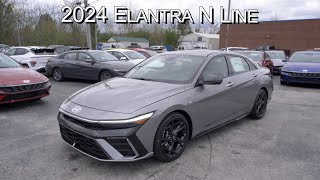 New Fluid Metal Color 2024 Hyundai Elantra N Line at Hyundai of Cookeville [upl. by Leakcim274]