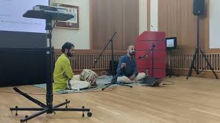 Lecturedemonstration A Glimpse into Hindustani Music [upl. by Ramahs]