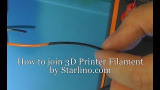 How to join 3D Printing Filament EE way of doing it [upl. by Wawro991]