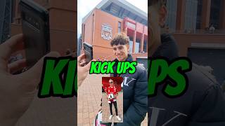 How many Kick Ups 🤳⚽️Lemme Check😬 football liverpool liverpoolfc anfield kickups [upl. by Erasaec]