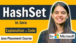 HashSet in Java  Hashing  Java Placement Course  Data Structures amp Algorithms [upl. by Quartis]