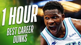 1 HOUR of Anthony Edwards Best Career Dunks 😮🔥 [upl. by Wulfe]