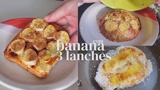 RECEITAS SAUDÁVEIS COM BANANA [upl. by Neeven]