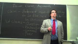 Critical Thinking Issues Claims Arguments [upl. by Ihcelek]