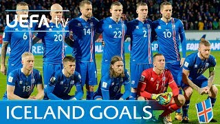 Icelands top five European Qualifiers goals [upl. by Zetroc]