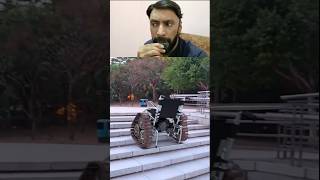 NextGen Wheelchair Conquering Stairs with Innovative Tire Tech shorts [upl. by Rosmunda]