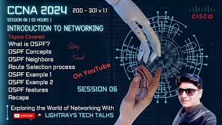 Session 06  IP Routing OSPF Concepts amp Configurations  Free CCNA v 11 [upl. by Ailiec]