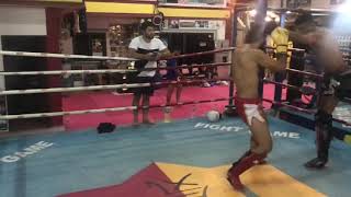 Marat Grigorian sparring preparation for Sitthichai at Fight Game Camp GG Pattaya Thailand part 2 [upl. by Friederike42]