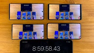 Note 10 Plus vs Note 10 vs Note 9 vs OnePlus 7 Pro Battery Life DRAIN Test [upl. by Elleuqar]