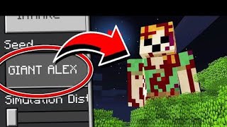 Do NOT use Giant Alex Seed in Minecraft [upl. by Ymas]