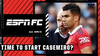 Will Casemiro FINALLY start a Premier League game for Manchester United vs Everton  ESPN FC [upl. by Alyel553]