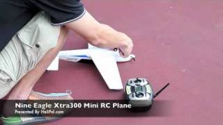 HeliPalcom  Nine Eagle Xtra 300 Mini RC Plane Test Flight 01 [upl. by Erb185]