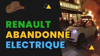 Maintenant Meme Renault Doute De L’avenir De La Voiture Électrique [upl. by Flossi]