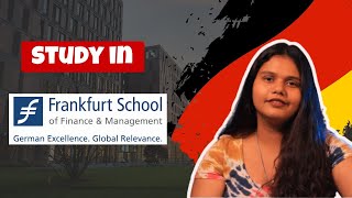 Study in Germany at Frankfurt School of Finance amp Management  Fees  Eligibility for Fall 2024 [upl. by Larentia456]