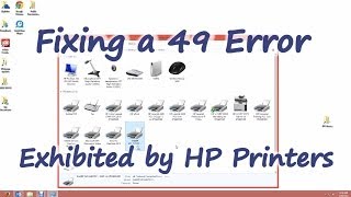 Fixing a 49 Error on HP Printers [upl. by Ivers937]