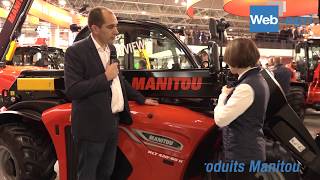 Manitou MLT 42060  première apparition publique au Sima [upl. by Akili860]