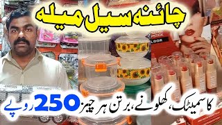 China Sale Mela in Faisalabad Jhang Bazar  Har Cheez 250Rs  Faisalabad Vlog [upl. by Yot]