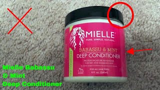 ✅ How To Use Mielle Babassu amp Mint Deep Conditioner Review [upl. by Johnnie]