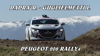 RALLY CITTA DI FOLIGNO 2023  DAPRA ROBERTO  GUGLIELMETTI LUCA  PEUGEOT 208 RALLY4 [upl. by Nyraa]