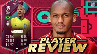 89 FIFA WORLD CUP STAR FABINHO SBC PLAYER REVIEW META  FIFA 23 ULTIMATE TEAM [upl. by Lorrayne]