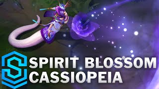 Spirit Blossom Cassiopeia Skin Spotlight  PreRelease  League of Legends [upl. by Kauffmann139]