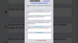 Cell Growth and Differentiation 36  NEET Preparation Exam  MCQ  Biology  neet [upl. by Claudelle668]