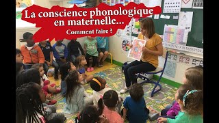 La conscience phonologique en maternelle Comment faire [upl. by Auehsoj]