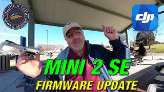 DJI Mini 2 SE Firmware Update v01000410  Test Flight On A Very Windy Day [upl. by Gideon]