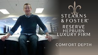 Stearns amp Foster Reserve Hepburn Luxury Firm Mattress Comfort Depth 1 [upl. by Yekciv455]