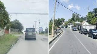 Driving ANTIGUA vs St Kitts Roads [upl. by Lekram]