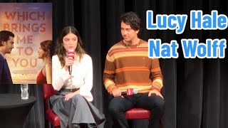 Lucy Hale amp Nat Wolff at the screening of their new movie WHICH BRINGS ME TO YOU in New York City [upl. by Nyliret511]