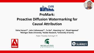 CVPR 2024 paper ProMarkProactive Diffusion Watermarking for Causal Attribution [upl. by Efrem]