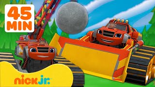 Blaze and the Monster Machines  Blazes BESTE Bau amp Abrissmomente mit AJ  45 Minuten  Nick Jr [upl. by Egag]