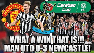 WHAT A WIN THAT IS MAN UTD VS NEWCASTLE 03 [upl. by Vasiliki]