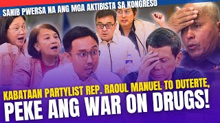 PEKE ANG WAR ON DRUGS SANIB PWERSA ANG MGA AKTIBISTA SA QUADCOMMITTEE HEARING NA BINUO NG CONGRESS [upl. by Llewop]