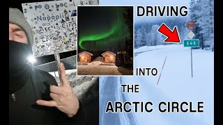 DRIVING INTO THE ARCTIC CIRCLE  NORTHERN LIGHTS amp GIANT ICE MARBLES  WINTER VAN LIFE IN THE ARCTIC [upl. by Helyn542]