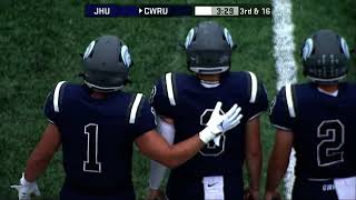 CWRU Football vs 10 Johns Hopkins [upl. by Forster]